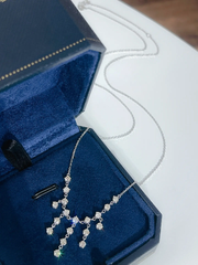 Starlit Cascade Tassel Necklace