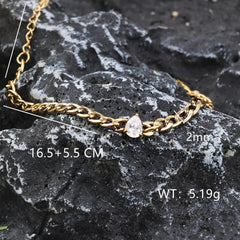 Water Drop Charm Bracelet