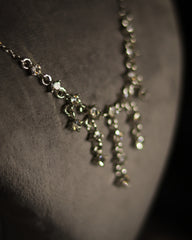 Starlit Cascade Tassel Necklace