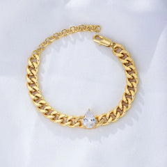 Water Drop Charm Bracelet