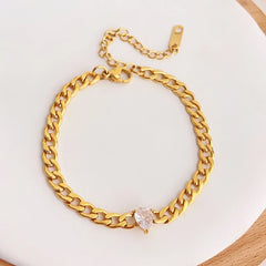 Water Drop Charm Bracelet