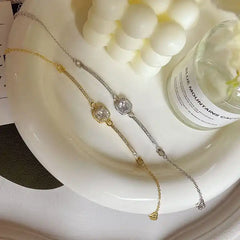 Shiny Zircon Adjustable Bracelet