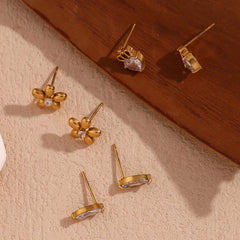 The Trio Chic Earrings Set