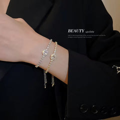 Rhinestone Adjustable Bracelet
