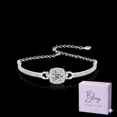 The Love Duo ( Heart Magnetic Necklace + Crystal Bracelet)