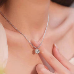 Turkish Chain Gem Dot Pendant Necklace